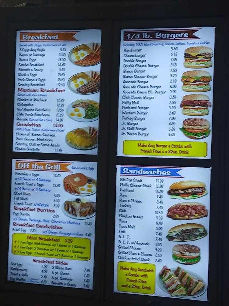 Tam's Burgers Menu image 1