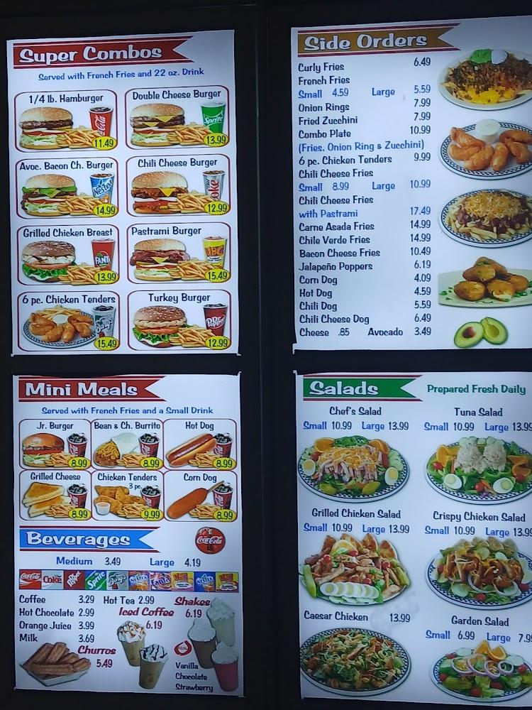 Tam's Burgers Menu image 2